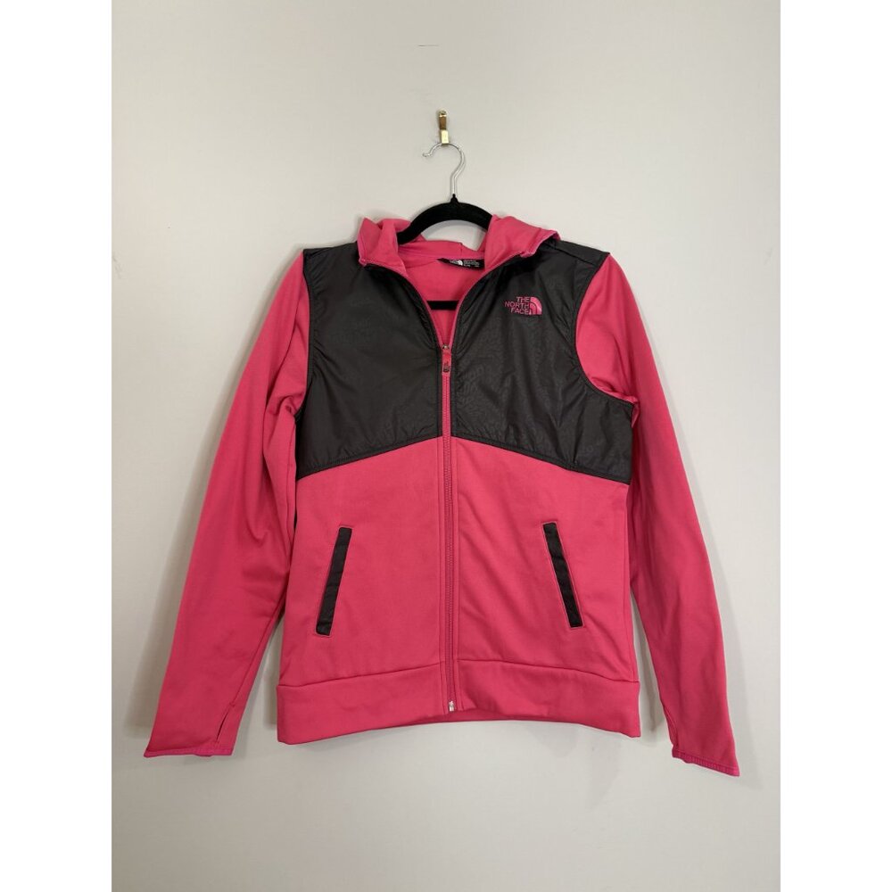 NWT The North Face Girls Kickin It Full Zip Hoodie Pink Size XL [jb] - Picture 2 of 8